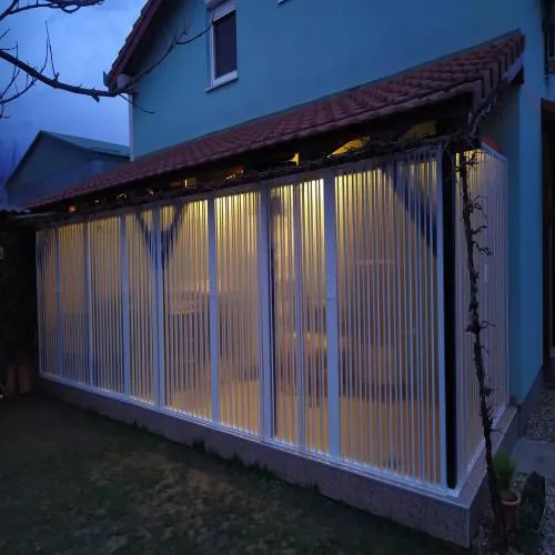 Terasa ostakljena PVC stolarijom